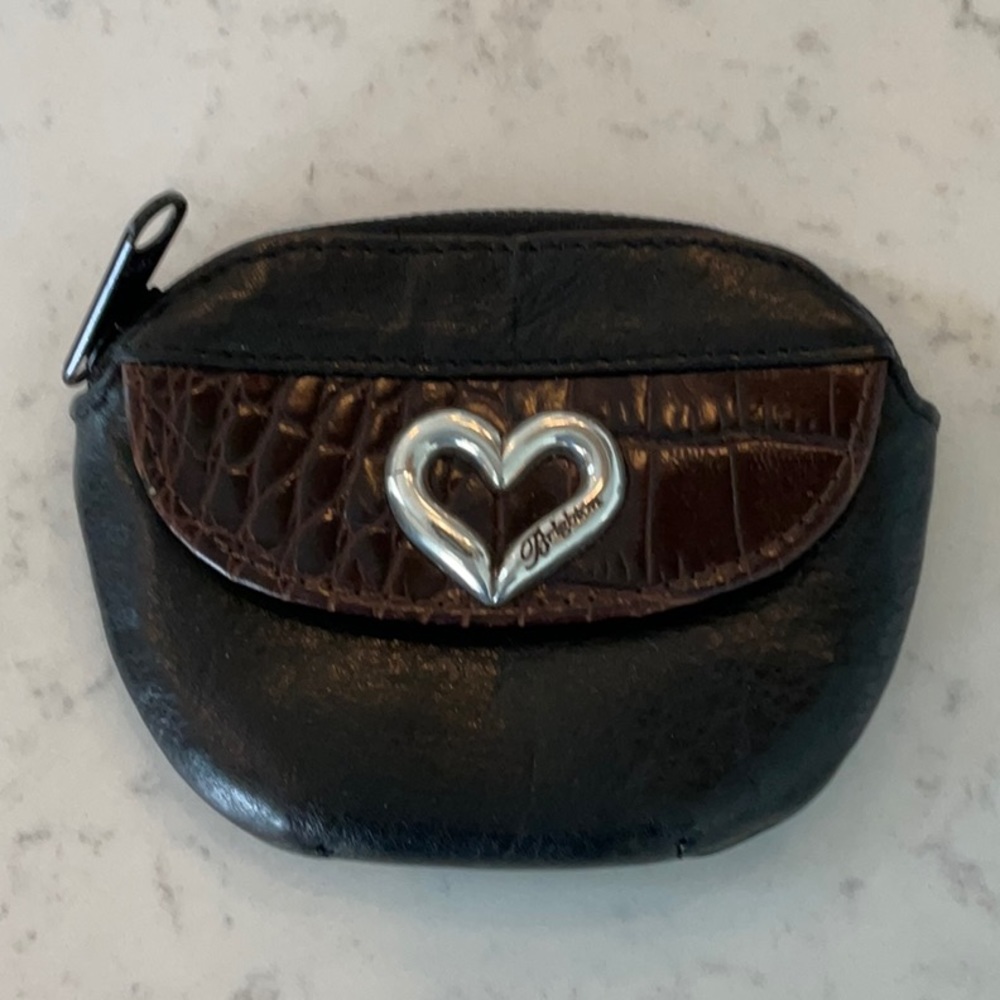Brighton Coin Purse with Silver Heart